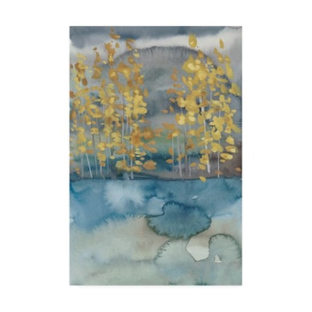 Chariklia Zarris 'Golden Trees I' Canvas Art,22x32